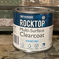 Smith and Rodger Rocktop  ULTRA MATT. Multi-Surface Clearcoat 500ml Varnish