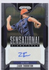 Zach Thornton 2025 Panini Prizm #SS-ZT Sensational Signatures Auto
