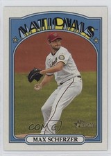 2021 Topps Heritage SP Action Image Variation Max Scherzer #181 0h0m