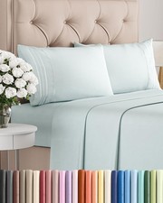 Full Size 4 Piece Set - Comfy Breathable Cooling Sheets - Hotel Luxury Bed ...