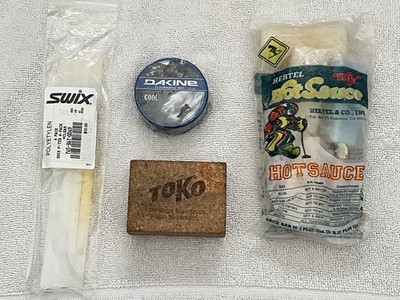 For Ski/Snowboard Swix P-tex & Dakine Rub On Wax & Hertel Hot wax & Toko