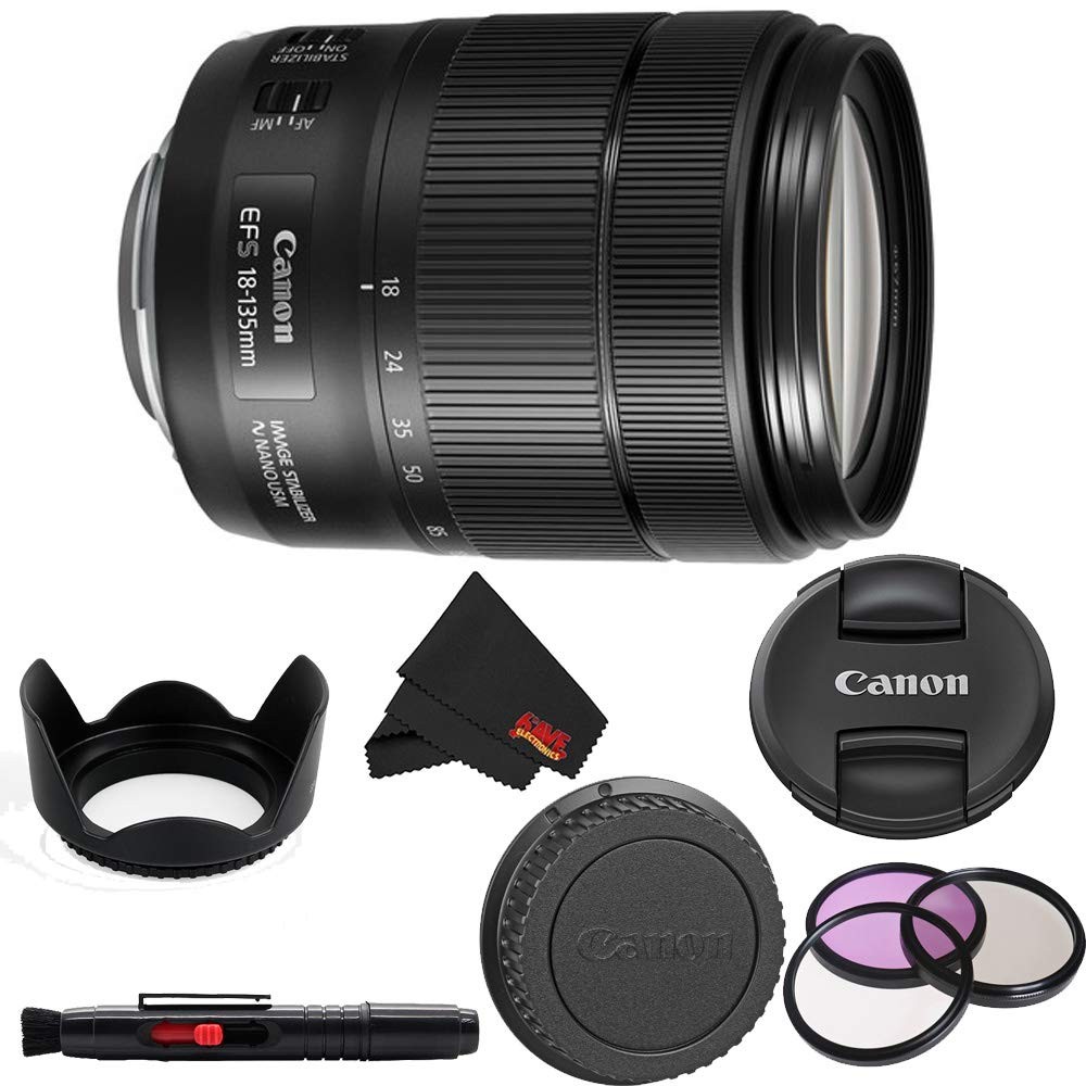 Стандартный комплект объектива Canon EF-S 18-135mm f/3.5-5.6 is USM (международная модель)