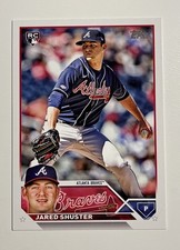 Topps 2023 Jared Shuster Rookie Atlanta Braves Card #US324 Baseball. rookie card picture