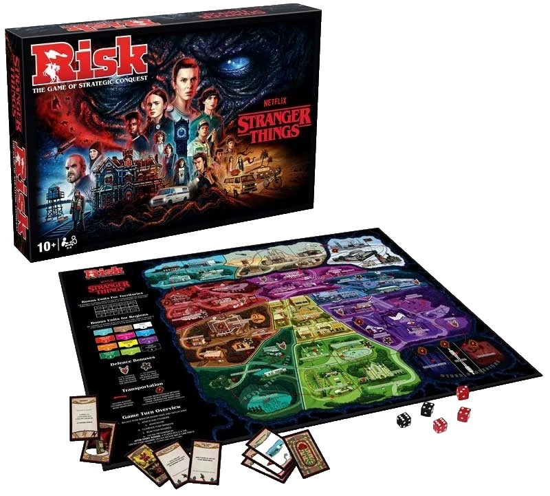 RISK ~ STRANGER THINGS EDITION ~ STRATEGY BOARD GAME ~ BRAND NEW & SEALED! - Image 2 of 3