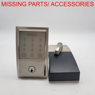 Schlage Encode Smart Wi-Fi Deadbolt, Keyless Entry, Satin Nickel *NO KEYS*