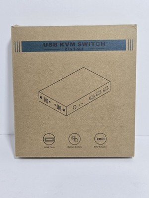 USB 3.0 2in2 Out 8K @60 Hz Kvm Switch GreathTek HDMI 2 Port KVM Switch