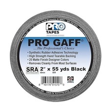 ProTapes Pro Gaffer 2 inch x 55yd Gaffer Tape - Black