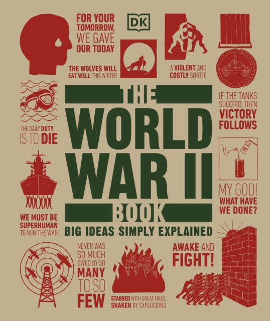 The World War II Book Big Ideas Simply Explained by DK (Hardback Book)