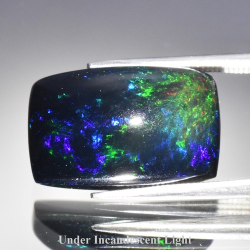 Cabochon Opale Ovale Multicolore éthiopienne Non Traitée - 10x8x5 Mm - 2.00 Carats