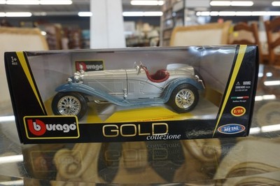 1/18 Burago Gold 1932 Alfa Romeo 8C 2300 Spider Touring (14351) New open box