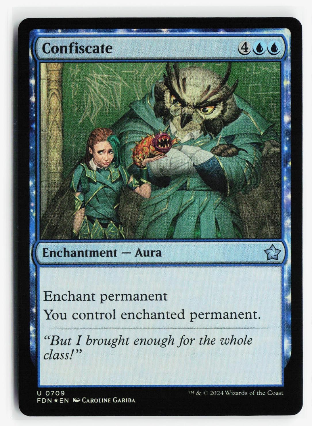 CONFISCATE 709 UC FOUNDATIONS FOIL NM MTG