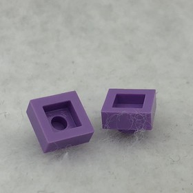 LEGO 3024 Medium Lavender Plate 1 x 1 (x2)