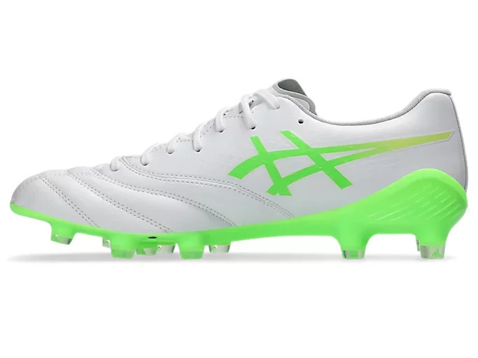 ASICS Soccer Cleats DS LIGHT X-FLY 6 White/Green Gecko