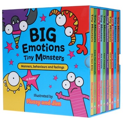 Big Emotions Tiny Monsters Manners, Behaviours & Feelings 10 Books Set