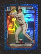 2026 BOWMAN CHROME BASEBALL MAREK HOUSTON BLUE REPTILIAN 1ST BOWMAN #BCP-16 /150