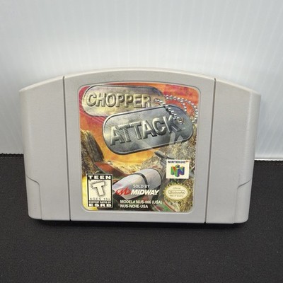 Chopper Attack (Nintendo 64, 1998) N64 Cartridge Only - Tested & Working