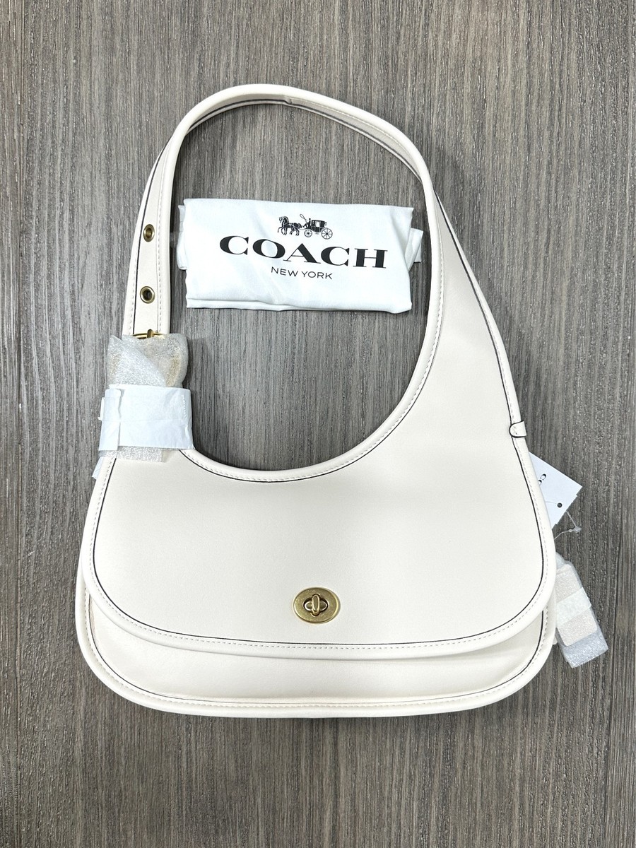 Coach Cashin Carry Crescent Shoulder Bag Limited Edition Chalk