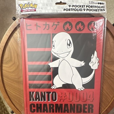 Ultra PRO Pokémon TCG 9-Pocket Side Load Fixed Page Album 180ct Charmander