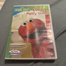 SESAME STREET : ELMO'S POTTY TIME DVD VG Disc Cover Art - NO CASE