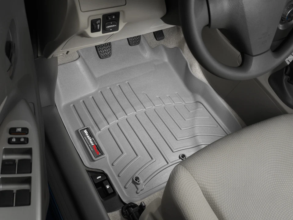 WeatherTech FloorLiner para 2007-2011 Toyota Yaris - 1ª linha, cinza - Imagem 2 de 4