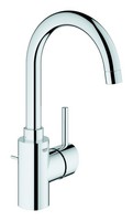 Grohe Concetto Einhand-Waschtischbatterie Mit Bogenauslauf Mit Zugstangen...