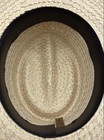 Unisex Beige Straw Woven Wide Brim Sun Hat Size 7 1/8 — photo 6