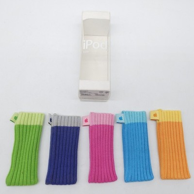 Apple iPod Socks 5 Pack Set M9720G/A Vintage Apple Accessory 2004 NO GRAY SOCK