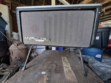 Vintage Portable PA System W Amplifier and Microphone Tested Works
