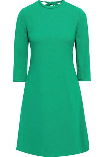 Neu 624 $ Ziege Jetson Wollkrepp Cocktailkleid apfelgrün Damen Large US 8 - Bild 4 von 10