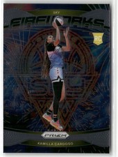2024 Panini Prizm WNBA Kamilla Cardoso RC Rookie Fireworks Chicago Sky #4