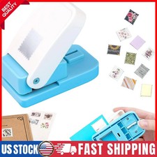 Postage Stamp Punch Lever Action Craft Punch for Paper Crafting Scrapbooking