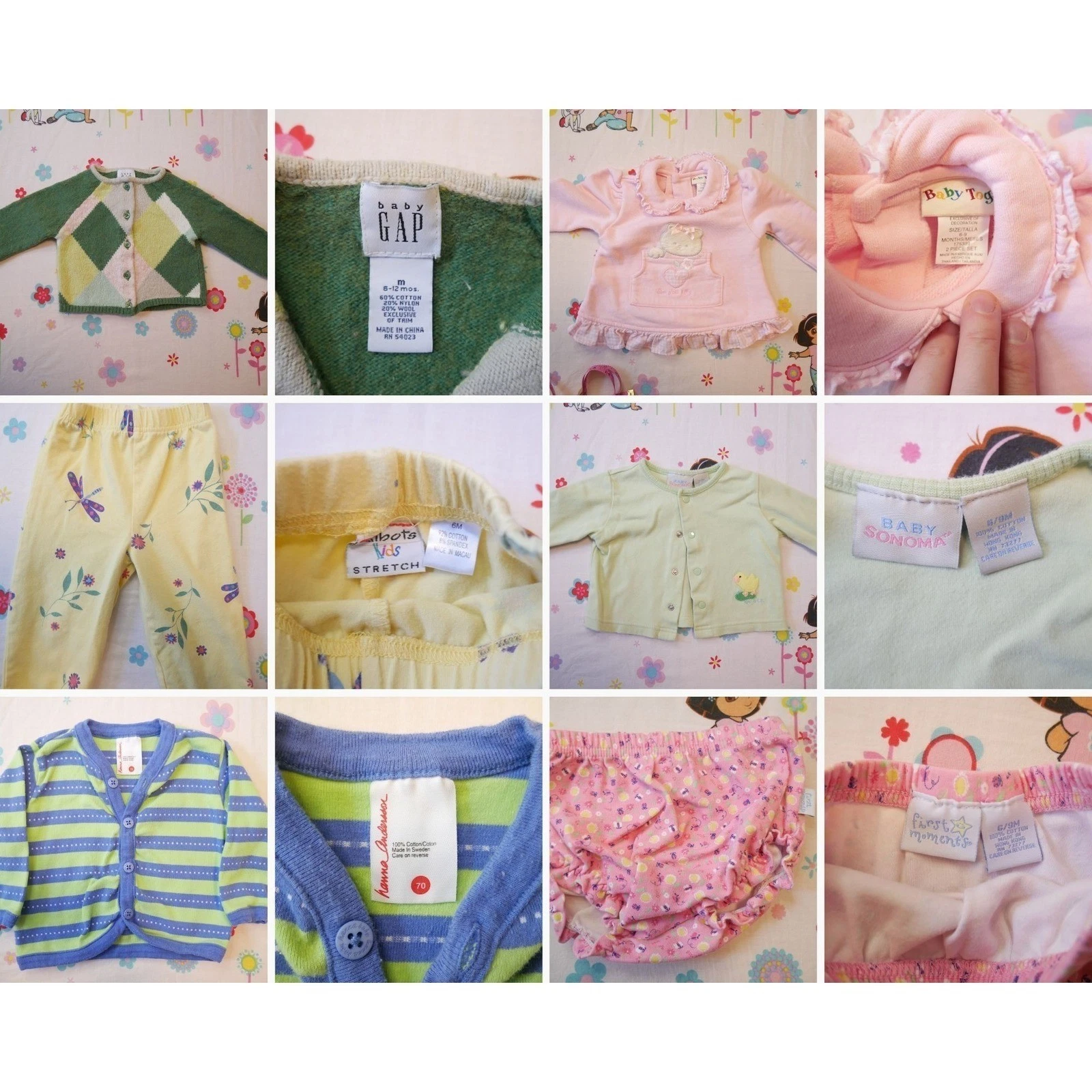 Vintage Baby Clothes 6-9 Mos Y2K Sweater Dress Pants Romper Lot Of 18 Pieces
Opens in a new window o