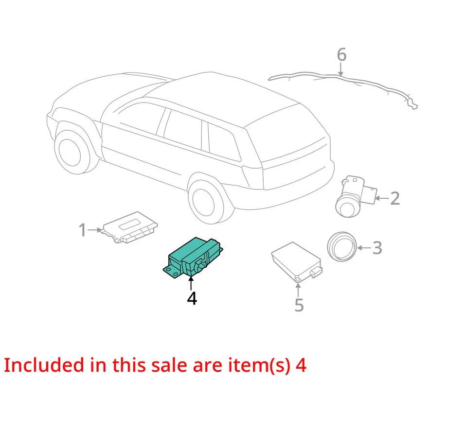 Chassis ECM Driver Assist Blind Spot Alert Fits 11-13 DURANGO 28134375 Foto 4 de 4