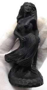 Vintage Coco Joe's Hawaiian Hula Dancer Tiki Figurine #262 Made with Lava
