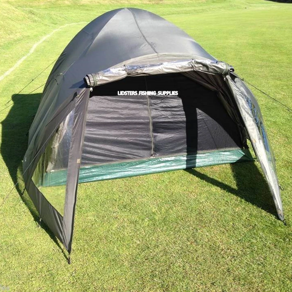 2 Man Double Skin NGT Green Carp Fishing Bivvy Tent Overnight Camping Shelter - Image 3 of 4
