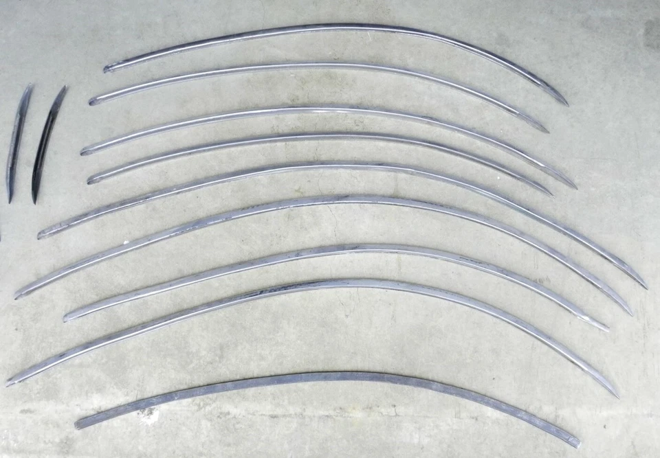 Chrysler Airflow 1934 rejilla inoxidable moldura moldura y plantilla para restaurar algunas piezas Foto 2 de 4
