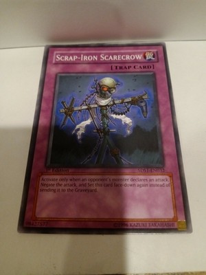 yugioh scarecrow trap card Scrap Iron Scarecrow Yu-Gi-Oh! Scrap-Iron Scarecrow Trap Card