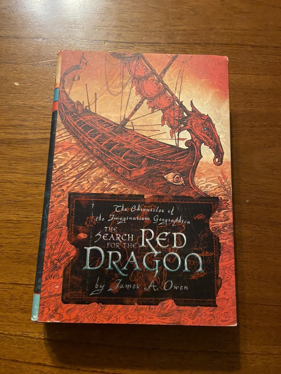 SIGNED The Search For the Red Dragon by James A Owen 1st Printing