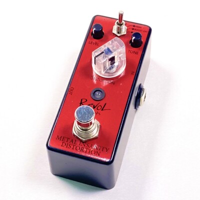 RevoL Effects EMD-01 Metal Insanity Distortion effects pedal New With Defects