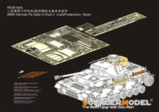 1/35 WWII PzKpfw.IV Ausf.J Late Basic Detail Set for Border Model #BT-008