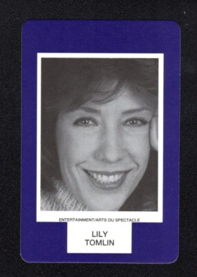 Lily Tomlin Actress 1993 Face To Face Game Card Canadian Issue