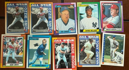 80s 90s Baseball Card Rookie All-Stars Topps Upper Deck Donruss Triple Play 300+ - Picture 3 of 10