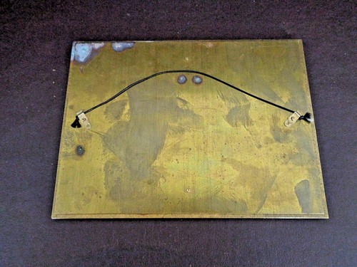Vintage Classic Cartoon In Heavy Brass Frame - Picture 4 of 5