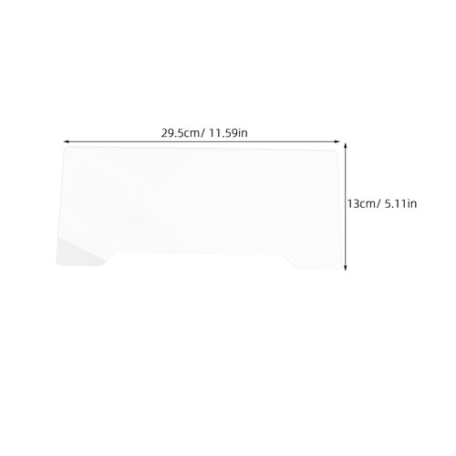 Transparentes Laptop -Tastaturschutz -Protektor Clear Acryl -Tastaturabdeckung - Bild 11 von 12
