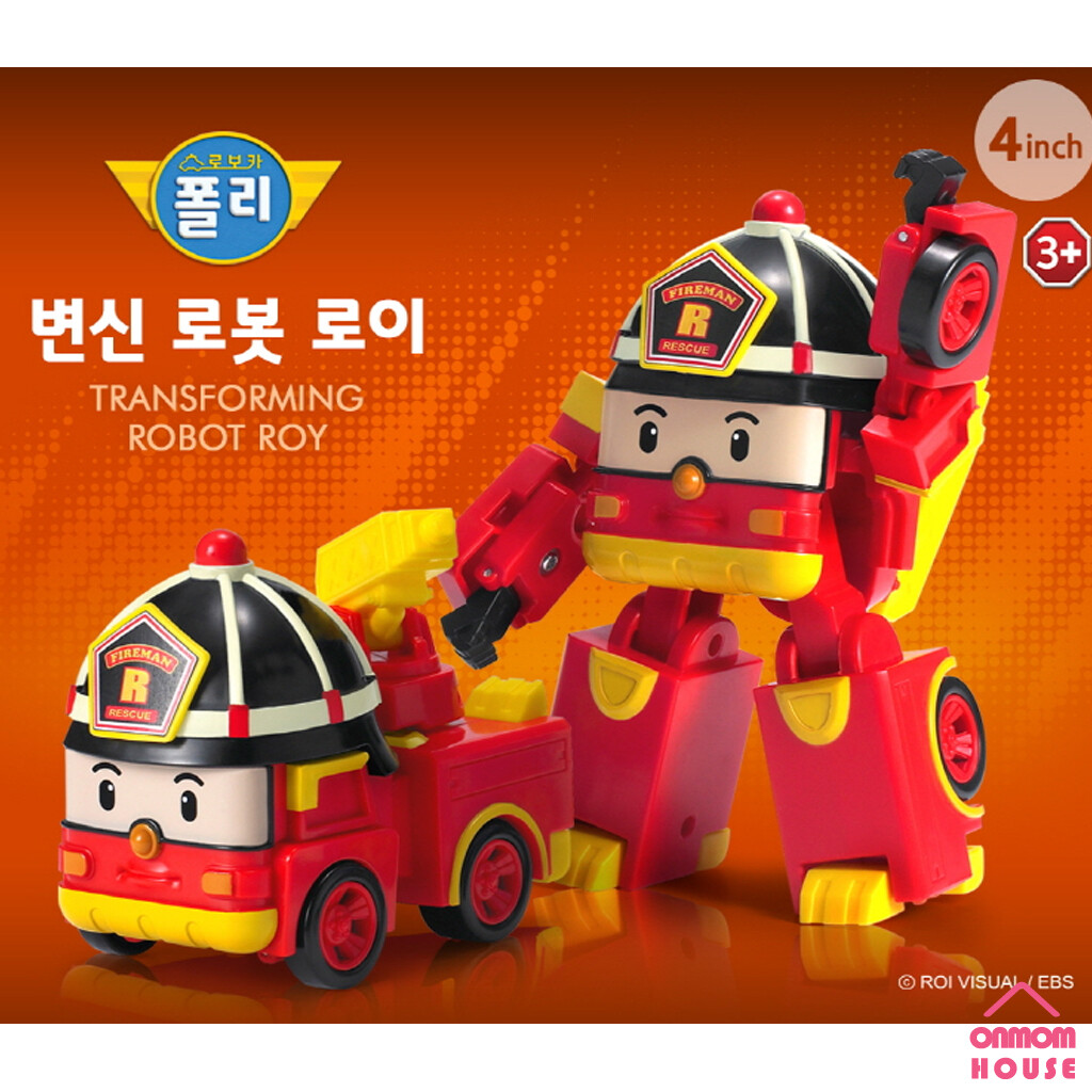 Robocar Poli Transformer ROY Robot Action Figure Car Toy