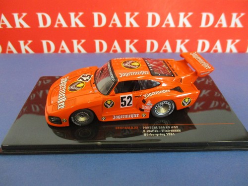 Die cast 1/43 Modellino Auto Porsche 935 K3 Jagermeister Nurburgring 1981 Wollek - Foto 1 di 7