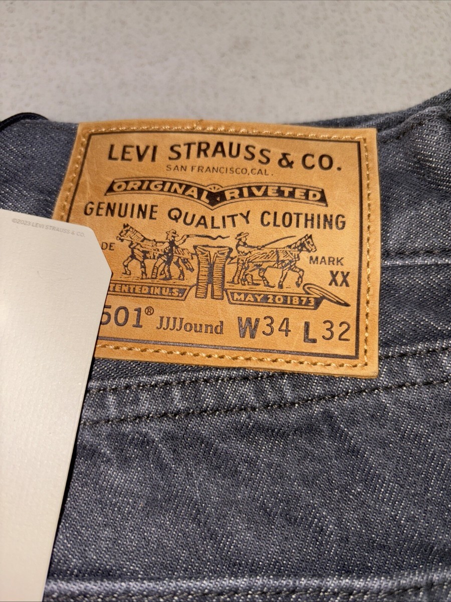 LEVI'S JJJJound 501 ‘93 Jean  Grey 34 Levi's x JJJJound 501® '93 Jean Grey | eBay