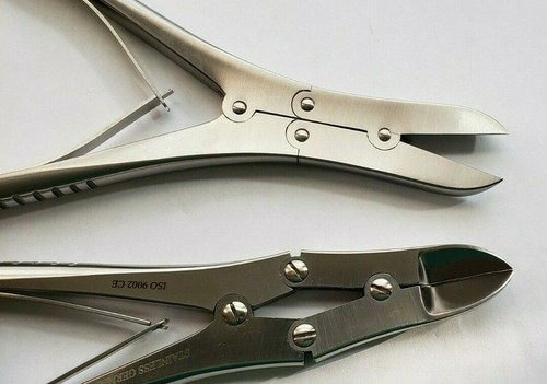 Pinzas de corte óseo RUSKIN Liston 7" instrumentos ortopédicos rectos y en ángulo - Imagen 4 de 7