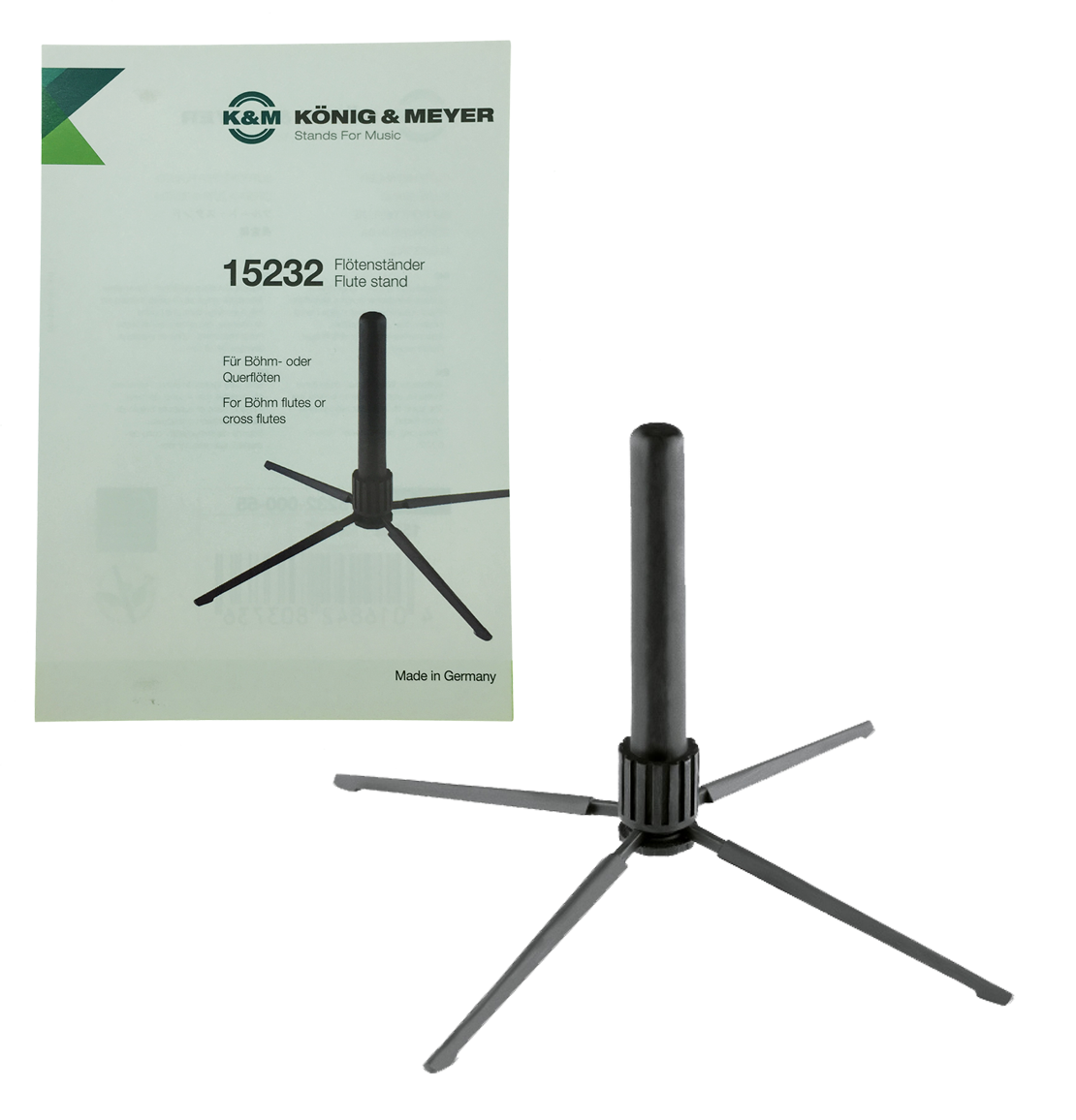 K&M - Konig and Meyer Compact Flute Stand model 15232