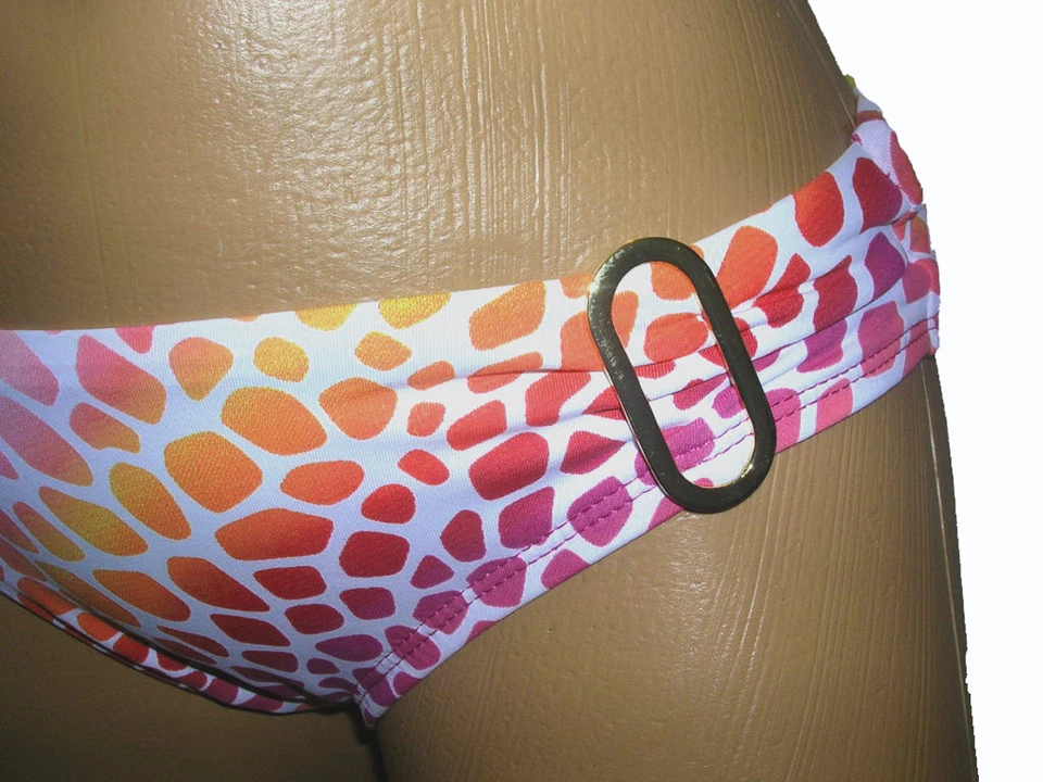 Perry Ellis NEW Pink Women's S M Small Medium 4 6 8 10 Bikini Bottom $54 3264 - Image 3 of 3